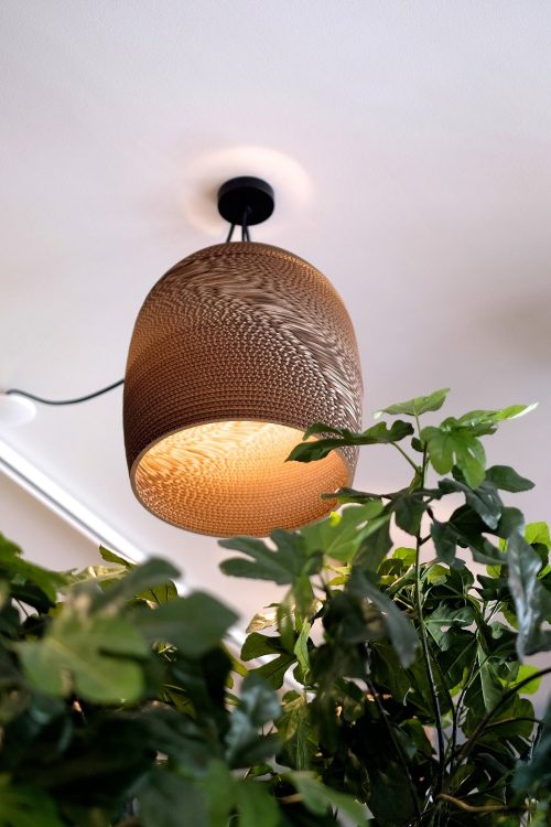 Bell 42 Scraplight Natural Pendant Light-31460