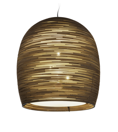 Bell 42 Scraplight Natural Pendant Light-0