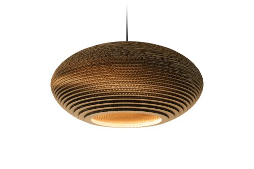 Disc 20 Scraplight Natural Pendant Light-31330