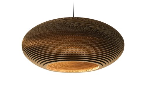 Disc 24 Scraplight Natural Pendant Light-31336