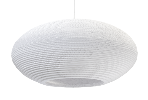 Disc 24 Scraplight White Pendant Light-0