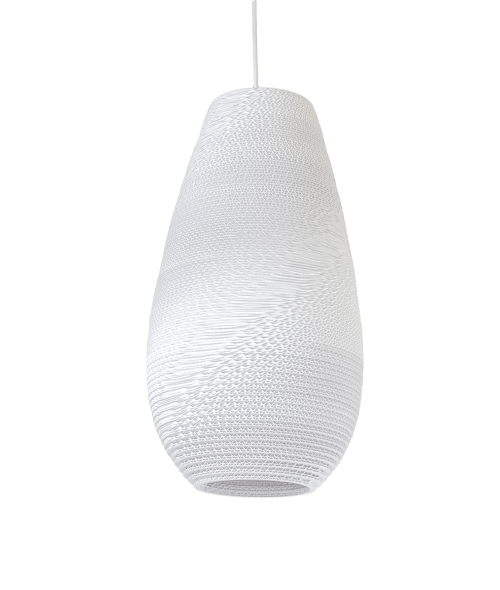 Drop 18 Scraplight White Pendant Light-0