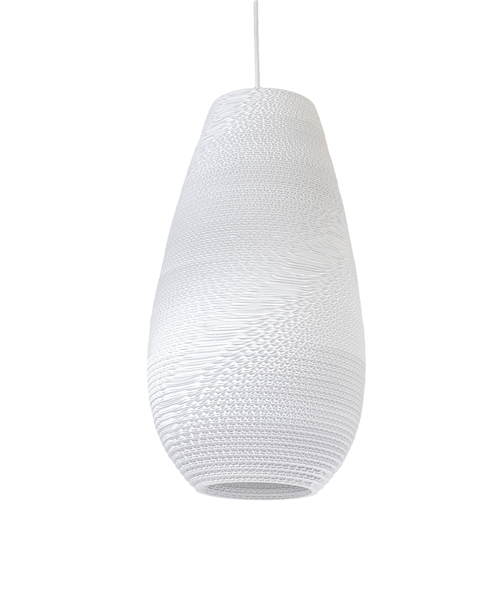 Drop 18 Scraplight White Pendant Light-0