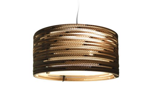 Drum 18 Scraplight Natural Pendant Light-31398