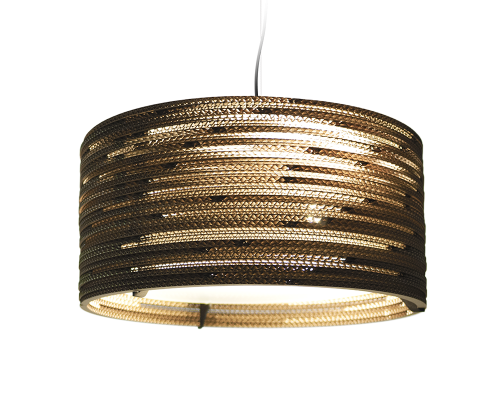 Drum 18 Scraplight Natural Pendant Light-0