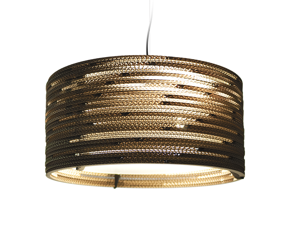 Drum 18 Scraplight Natural Pendant Light-0