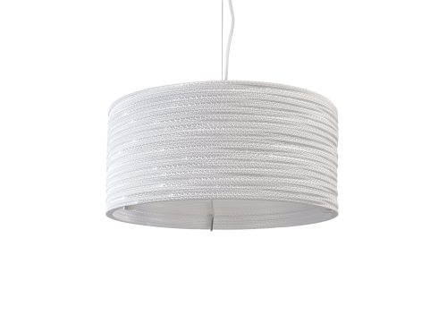 Drum 18 Scraplight White Pendant Light-31597