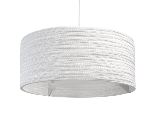 Drum 24 Scraplight White Pendant Light-0