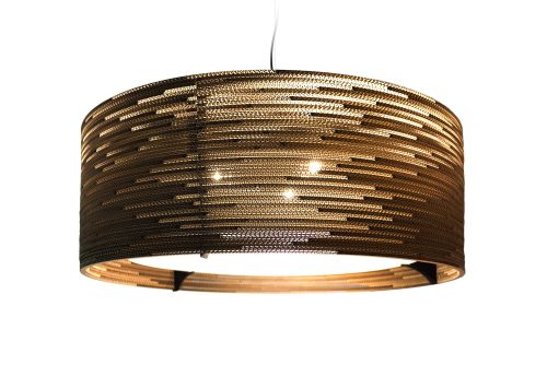 Drum 36 Scraplight Natural Pendant Light-31414