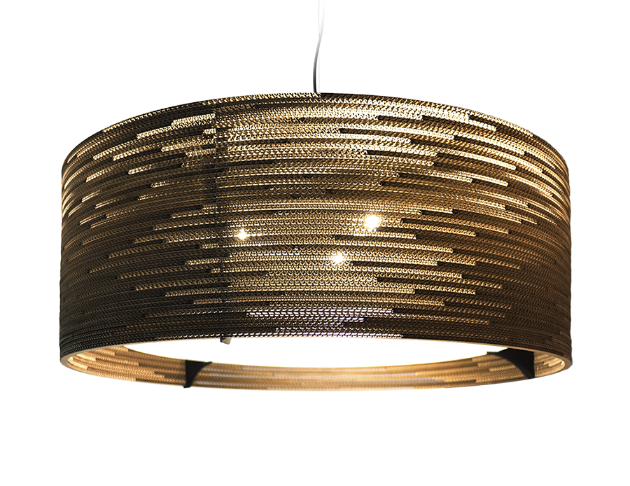 Drum 36 Scraplight Natural Pendant Light-0