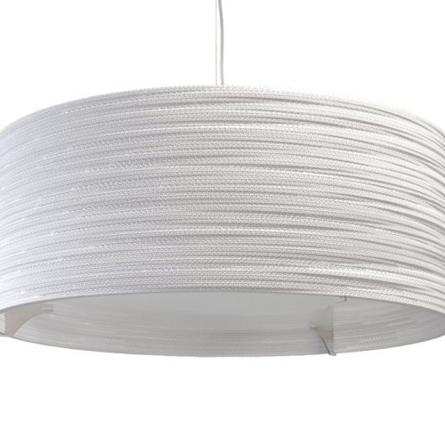 Drum 36 Scraplight White Pendant Light-0