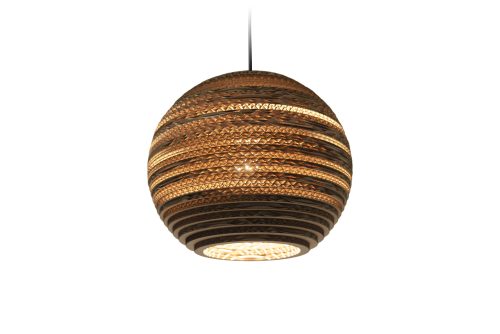 Moon 10 Scraplight Natural Pendant Light-31348