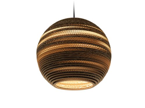 Moon 14 Scraplight Natural Pendant Light-31356