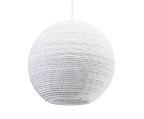 Moon 14 Scraplight White Pendant Light-0