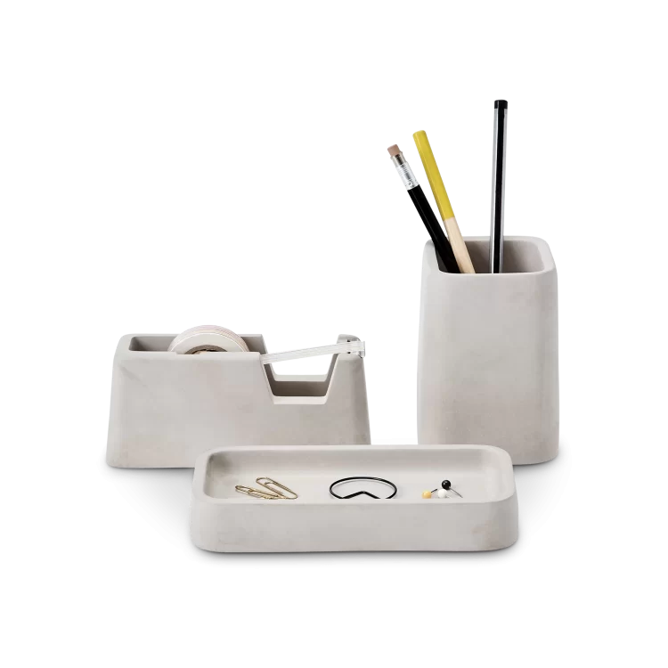 Concrete Desk Set - Gessato Design Store