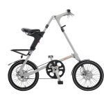 STRiDA EVO Folding Bicycle, Brushed Silver-31720