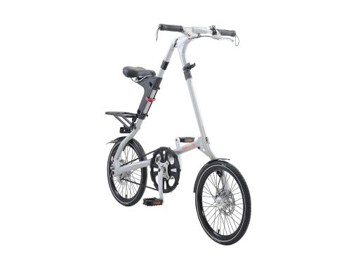 STRiDA EVO Folding Bicycle, Brushed Silver-31721