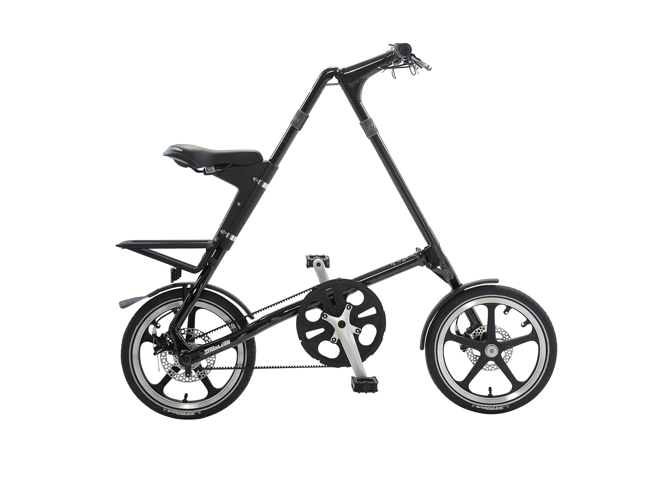 Strida - STRiDA LT Folding Bicycle, Black | Gessato Design Store
