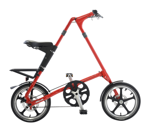 STRiDA LT Folding Bicycle, Red-0