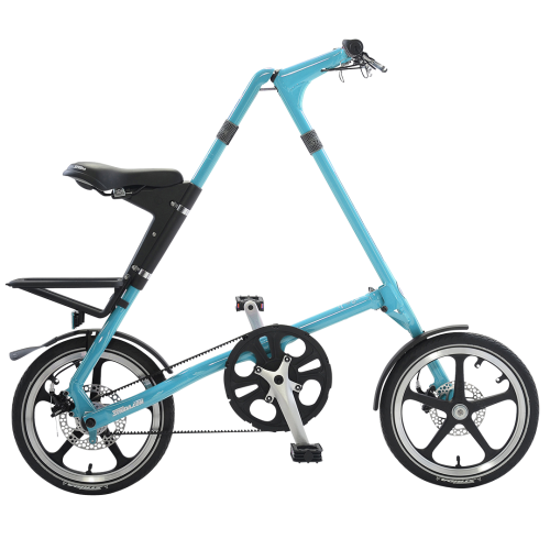 STRiDA LT Folding Bicycle, Turquoise-0