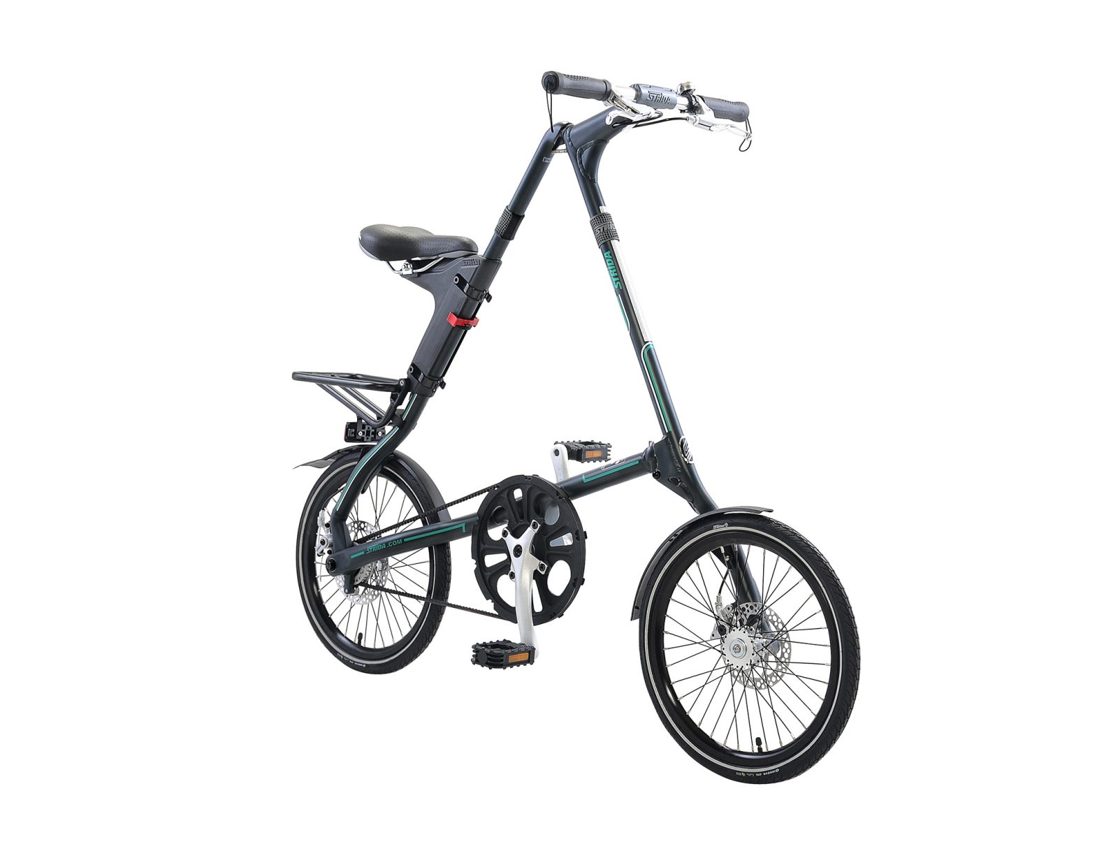 Strida Sx Folding Bicycle, Black - Gessato Design Store