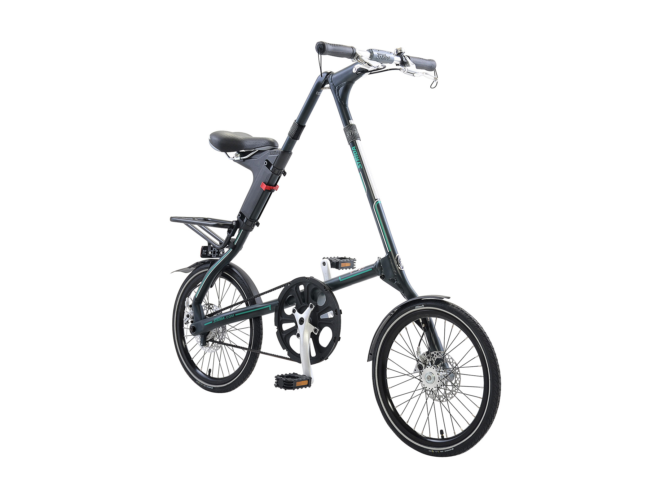 STRiDA SX Folding Bicycle, Black - Gessato Design Store