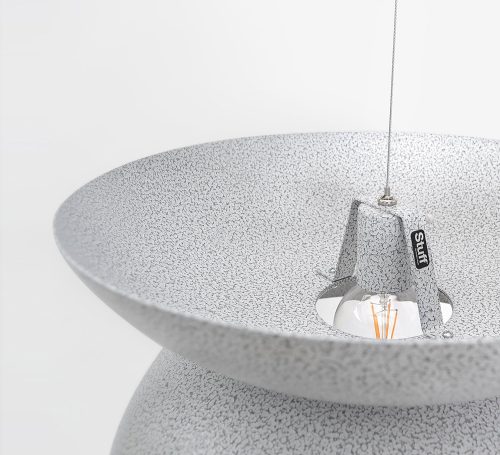 Yoyo Pendant Light, Hammered Grey-31860