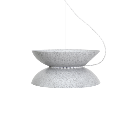 Yoyo Pendant Light, Hammered Grey-0