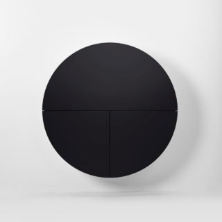 Pill, Wall Mounted Desk in Black-31988