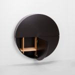 Pill, Wall Mounted Desk in Black-31984