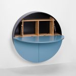 Pill, Wall Mounted Desk in Blue-31981