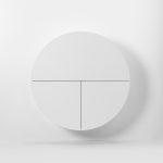 Pill, Wall Mounted Desk in White -31965