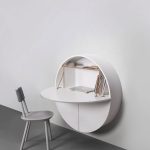 Pill, Wall Mounted Desk in White -31968