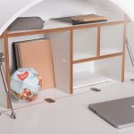 Pill, Wall Mounted Desk in White -31966