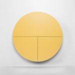 Pill, Wall Mounted Desk in Yellow-31994