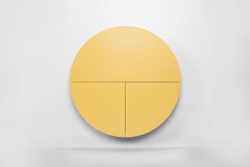 Pill, Wall Mounted Desk in Yellow-31994