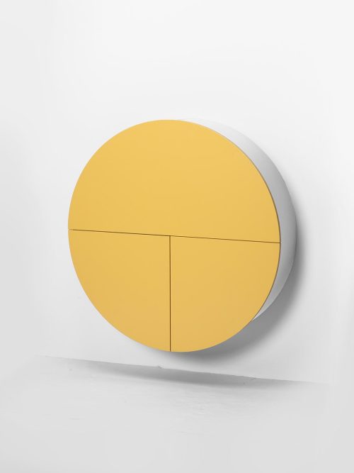 Pill, Wall Mounted Desk in Yellow-31997