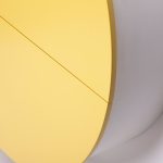 Pill, Wall Mounted Desk in Yellow-31993