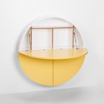 Pill, Wall Mounted Desk in Yellow-31998