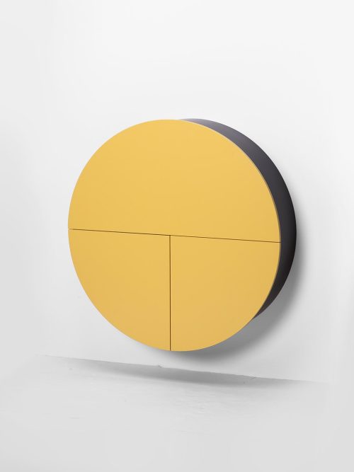 Pill, Wall Mounted Desk in Yellow-31995