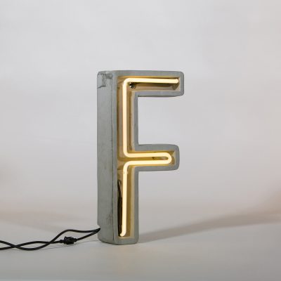 Alphacrete, Concrete Neon Light - F-32177