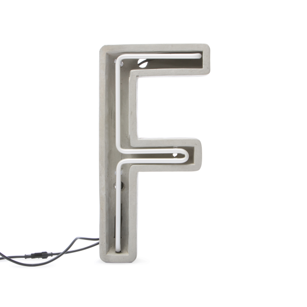 Alphacrete, Concrete Neon Light - F-0