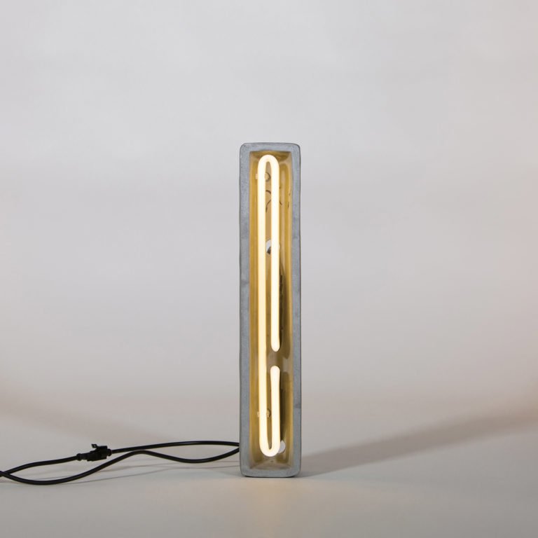 Alphacrete, Concrete Neon Light - I - Gessato Design Store