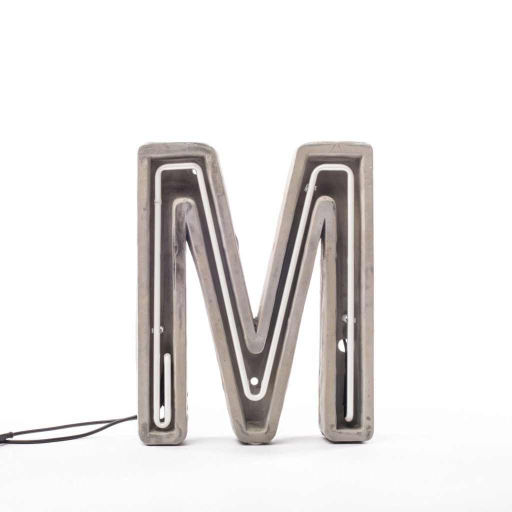 Alphacrete, Concrete Neon Light - M - Gessato Design Store