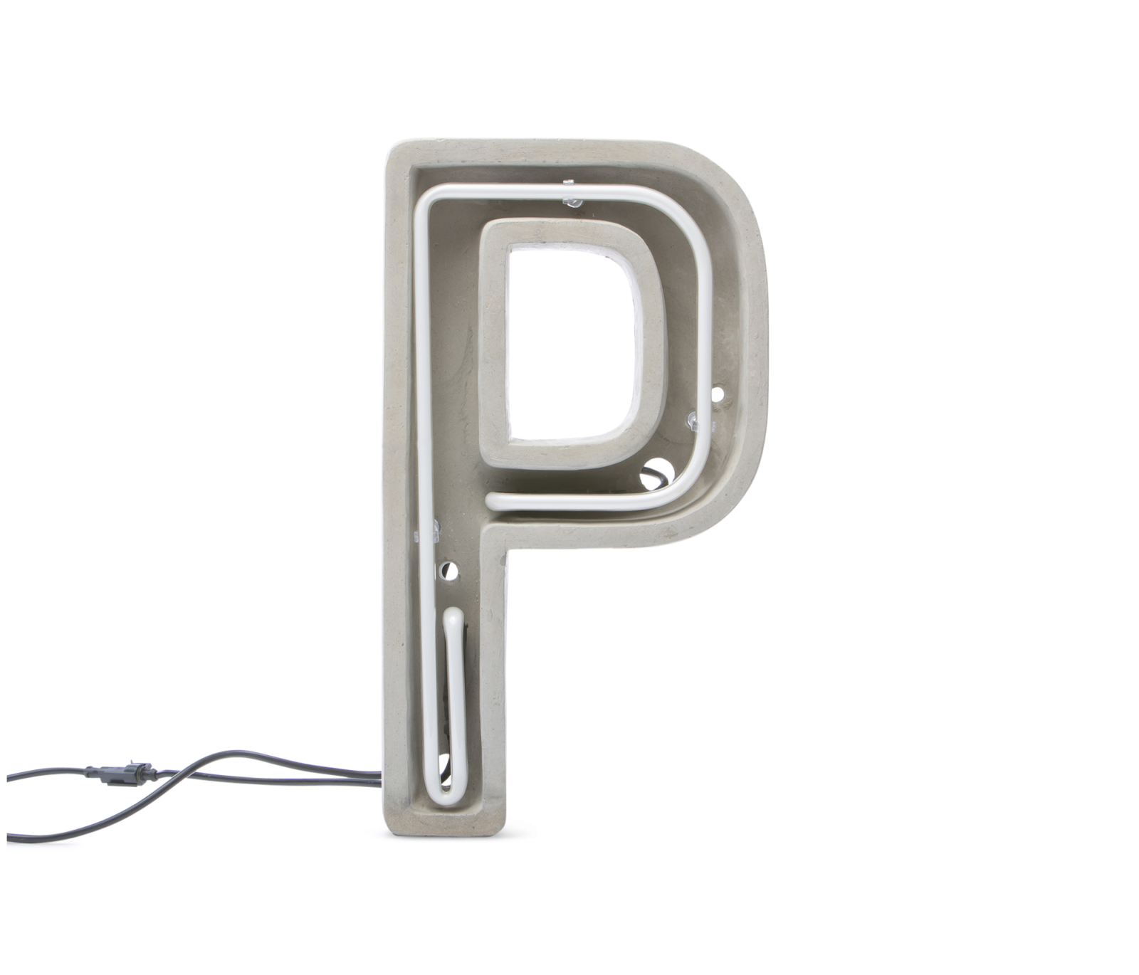 Alphacrete, Concrete Neon Light - P-0