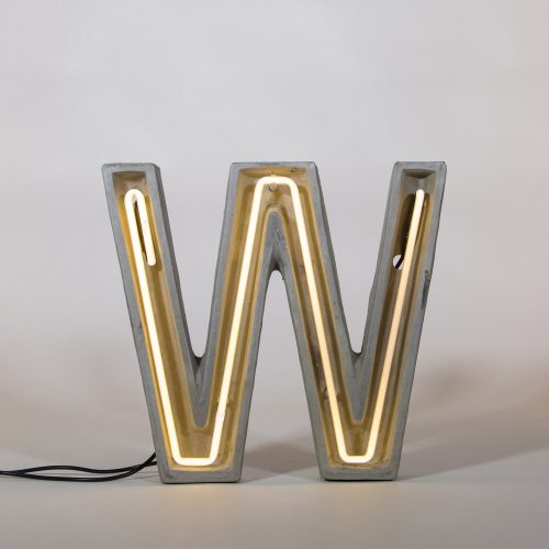 Alphacrete, Concrete Neon Light - W-32275