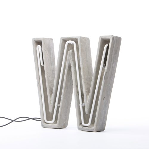 Alphacrete, Concrete Neon Light - W-32276