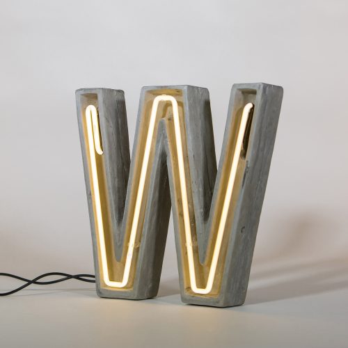 Alphacrete, Concrete Neon Light - W-32273