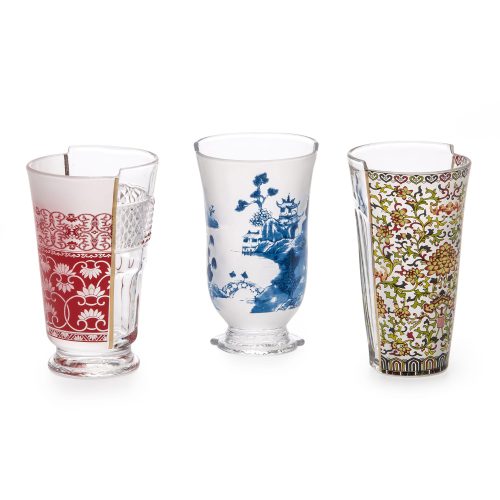 Seletti Hybrid Collection, Clarice Cocktail Glasses - Set of 3-32370