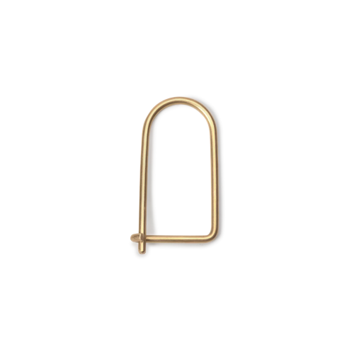 Wilson Keyring - Brass - Gessato Design Store